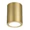 Z-Lite Harley 1 Light Flush Mount, Rubbed Brass & Rubbed Brass 2302F1-RB - alternate 5